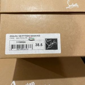 Christian Louboutin Zoulou 160 Python Masai Sz. 8.5.